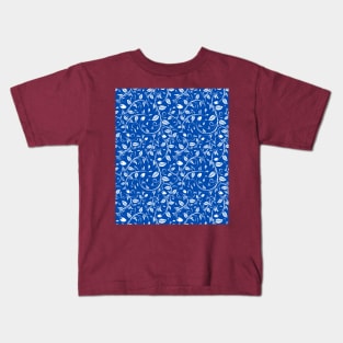 leaves seamless pattern Kids T-Shirt